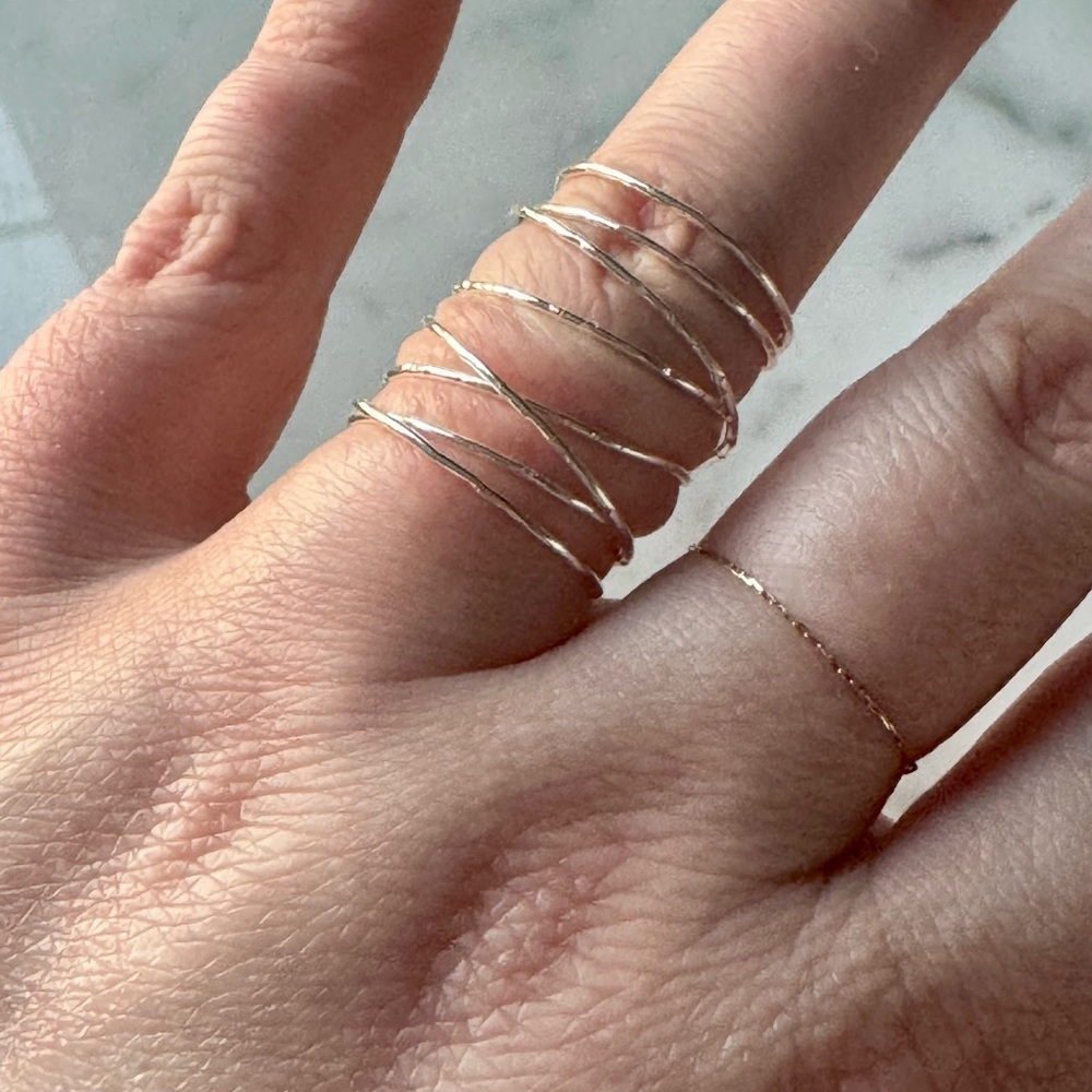 Stella & Dot Silver Stacker Ring